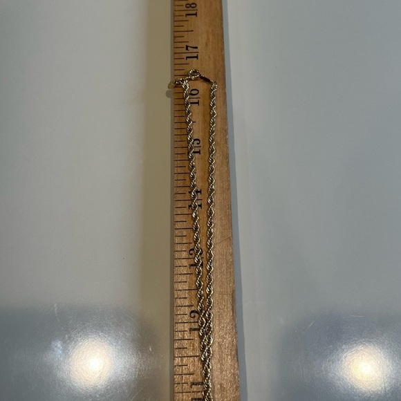 Killarney Rhinestone Pot of Gold Pendant & 33" Citations Rope Chain Vintage - Picture 10 of 10